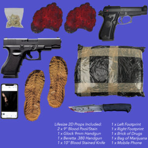 2D Dummies Crime Scene Kit